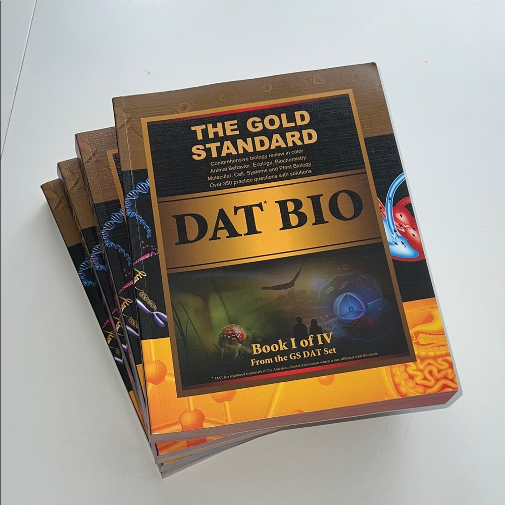 DAT BIO Notebook - Gold and Black
